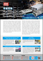 High Voltage DC Output Power Supply Solutions
