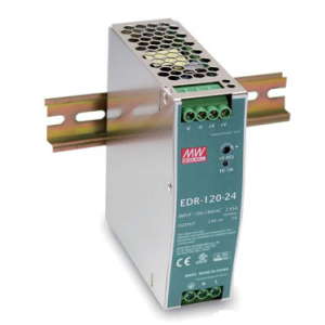 Изображение Блок питания на DIN рейку EDR-120-24