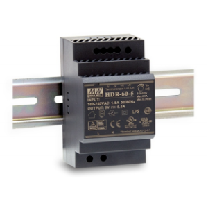 Изображение Блок питания на DIN рейку HDR-60-5